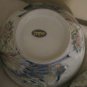 Vintage 4 Piece TOYO Peacock Bird Floral Porcelain Accent porcelain Dishes