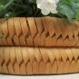 Artificial Planter Basket Faux Indoor House Plant  Round Woven Basket / Handle