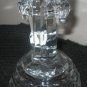 Princess House #849 NUTCRACKER CANDLESTICK HOLDER 24% Lead Crystal Glass  NIB