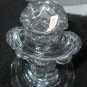 Princess House #849 NUTCRACKER CANDLESTICK HOLDER 24% Lead Crystal Glass  NIB