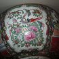 Large Chinese Export Porcelain Famille Rose Medallion Punch Bowl 19th Century