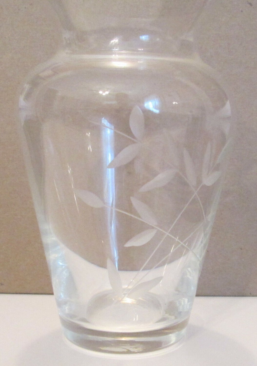 LENOX GLASS  CRYSTAL VASE CENTERPIECE