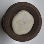Hand turned Egg Cup Tan Brown Wooden 3"