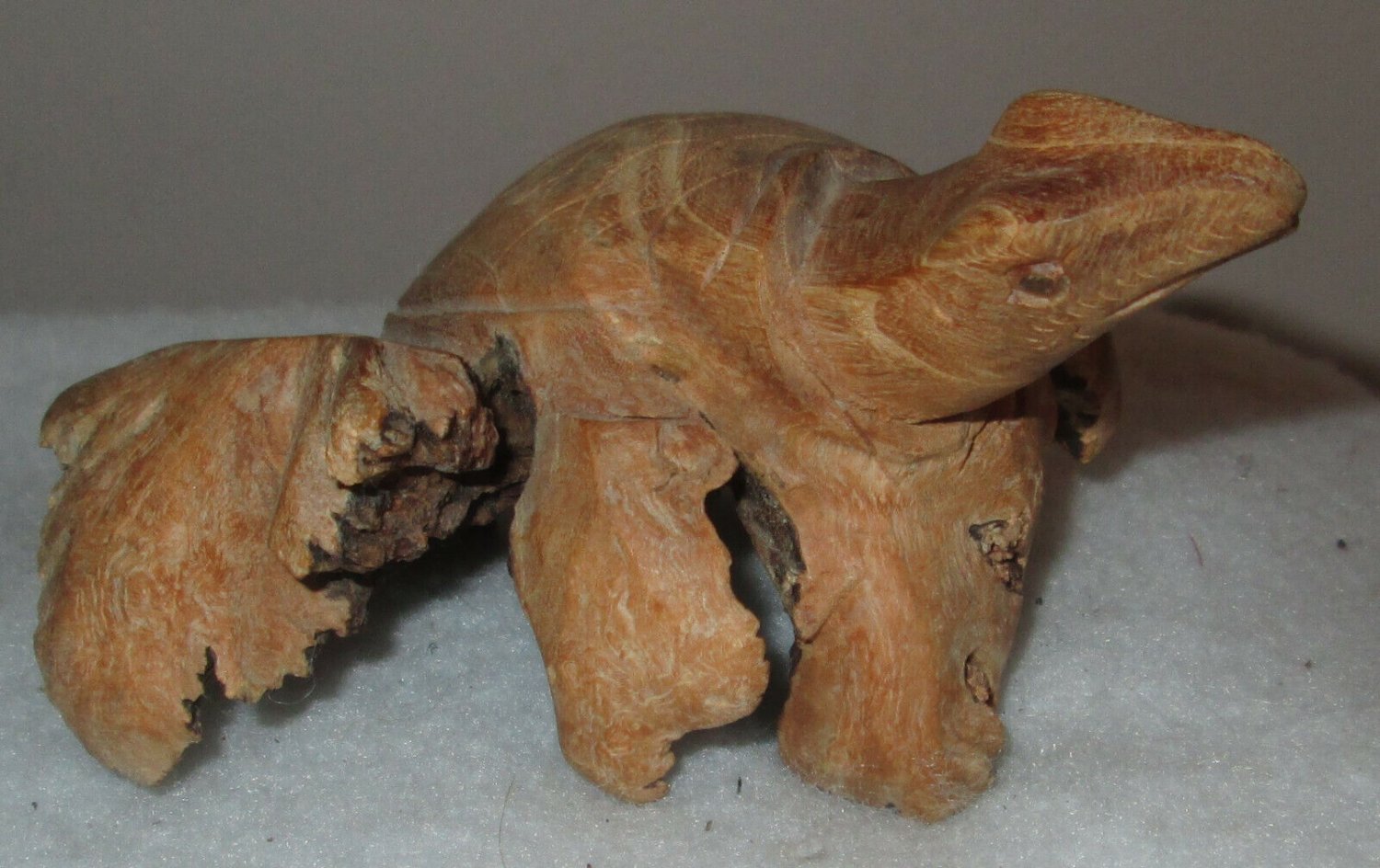 Sea Turtle ~  Hand Carved Parasitic Mushroom Wood Sculpture