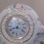 Princess House Rose Garland Quartz Clock NIB