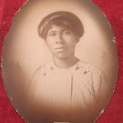 African American LADY oval portrait vintage 1920