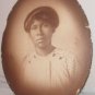 African American LADY oval portrait vintage 1920