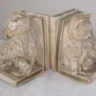 COLLECTIBLE UNIVERSAL STATUARY CORP KITTY /CAT BOOKENDS CHALKWARE MAROTTA