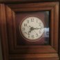 Vintage Kitchen Wall Clock Quartz Westclox Wood Bird House Picture