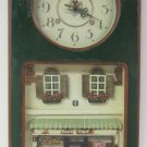 CLOCK QUARTZ WOOD BAKERY WALL CLOCK SHADOW BOX CLOCK QUARTZ WOOD BAKERY WALL CLOCK SHADOW BOX