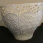 Tall Lenox White Porcelain Jasmine Centerpiece Bowl Dish
