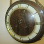 50s wall clock Hermle on a rope, wind up clock & chime (working), West Germany