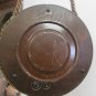 50s wall clock Hermle on a rope, wind up clock & chime (working), West Germany