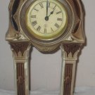 PORCELAIN MANTEL OR DESK CLOCK WIND UP (NON WORKING)