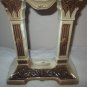 PORCELAIN MANTEL OR DESK CLOCK WIND UP (NON WORKING)