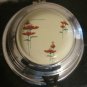 Royal Rochester Waffle Iron Golden Floral Porcelain China Top