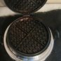 Royal Rochester Waffle Iron Golden Floral Porcelain China Top