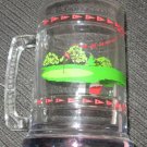 Princess House Crystal Golfer Beer Tankard Mug Glass Golf Course #678 NIB