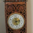 VINTAGE INTRICATE SCROLL SAW FRAMED QUARTZ CLOCK