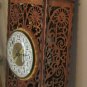 VINTAGE INTRICATE SCROLL SAW FRAMED QUARTZ CLOCK