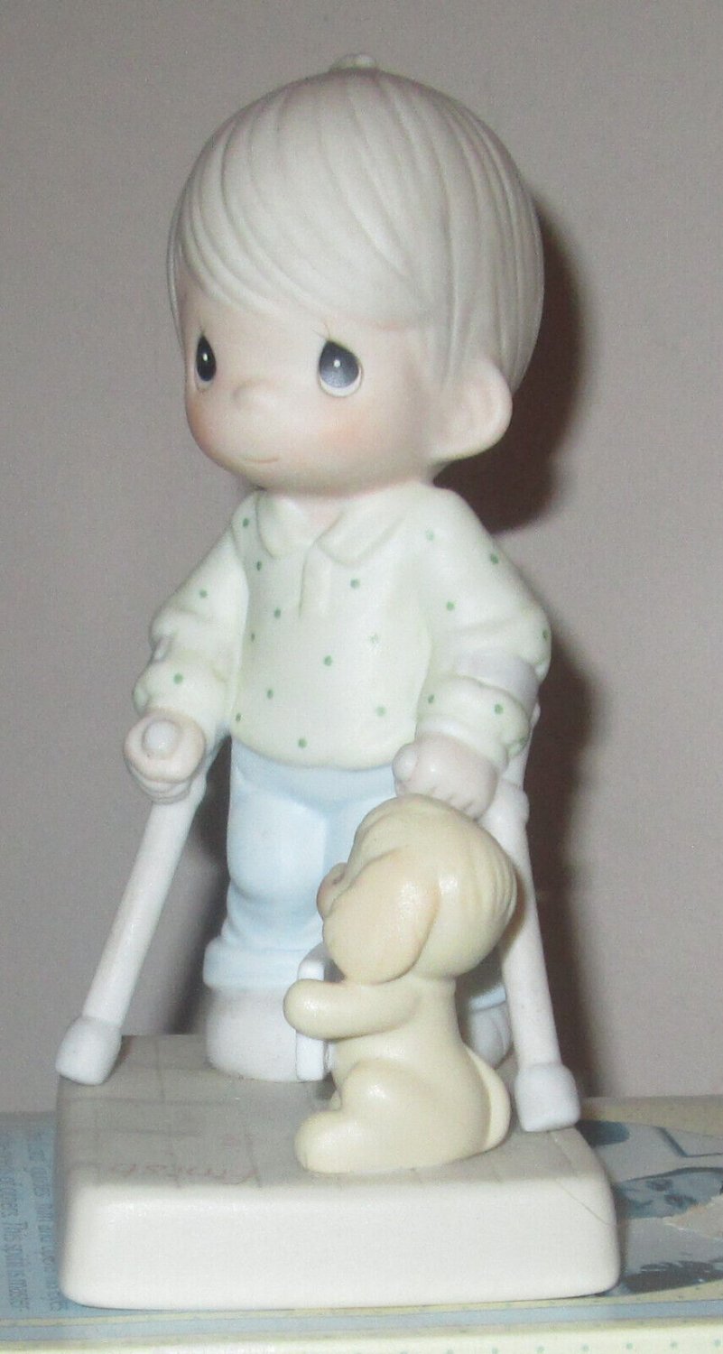 ENESCO Precious Moments BLESSED ARE THEY WHO OVERCOME 1987 #115479   NIB