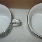 Baum Brothers Formalities Chintz Purple Pansy Teacup & Saucer Set