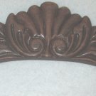 Wall clock top wood part with finial or topper for clock project
