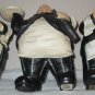 3 - Portly French Waiter's Figure Bottle , Bread & Coffee Kitchen D&Atilde;&copy;cor Vintage