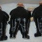 3 - Portly French Waiter's Figure Bottle , Bread & Coffee Kitchen D&Atilde;&copy;cor Vintage