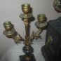 ANTIQUE French Marble Clock with PAIR CANDLELABRA'S FRERIS