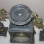 ANTIQUE French Marble Clock with PAIR CANDLELABRA'S FRERIS