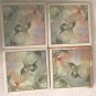 AbsorbaStone Absorbant Coasters SET 4 Hummingbirds Larry K. Martin