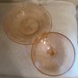 Vintage Pink Federal Cabbage Rose Butter/Cheese Dish With Lid