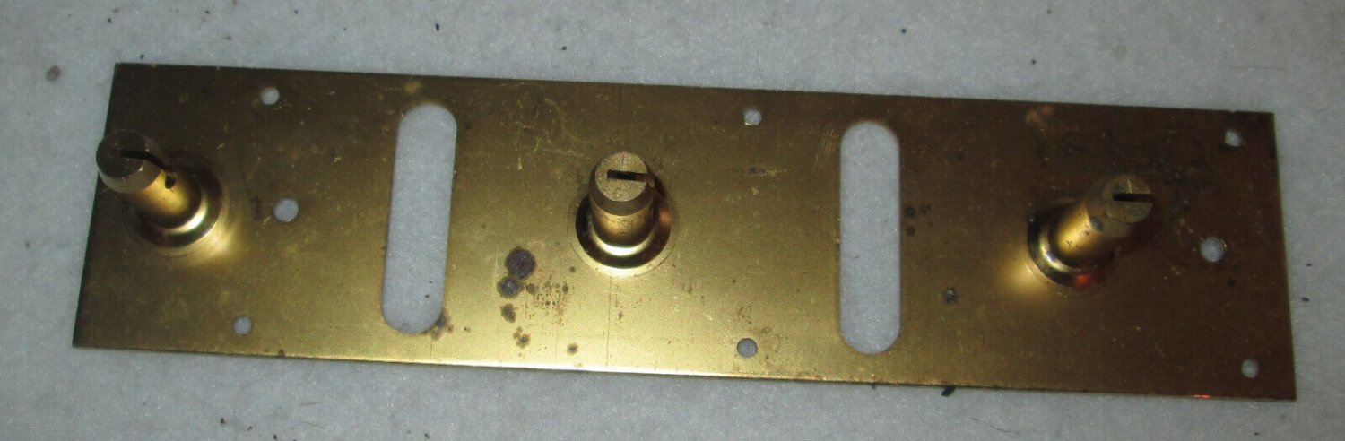 Cable Supporting Plate for Kieninger Grandfather Clock Brass