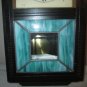 Antique SEIKOSHA wall clock made in Japan with Stain Glass lower panel