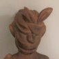 Hand-Carved Wood Man w/axe & Rope Figurine Bali Island Indonesia