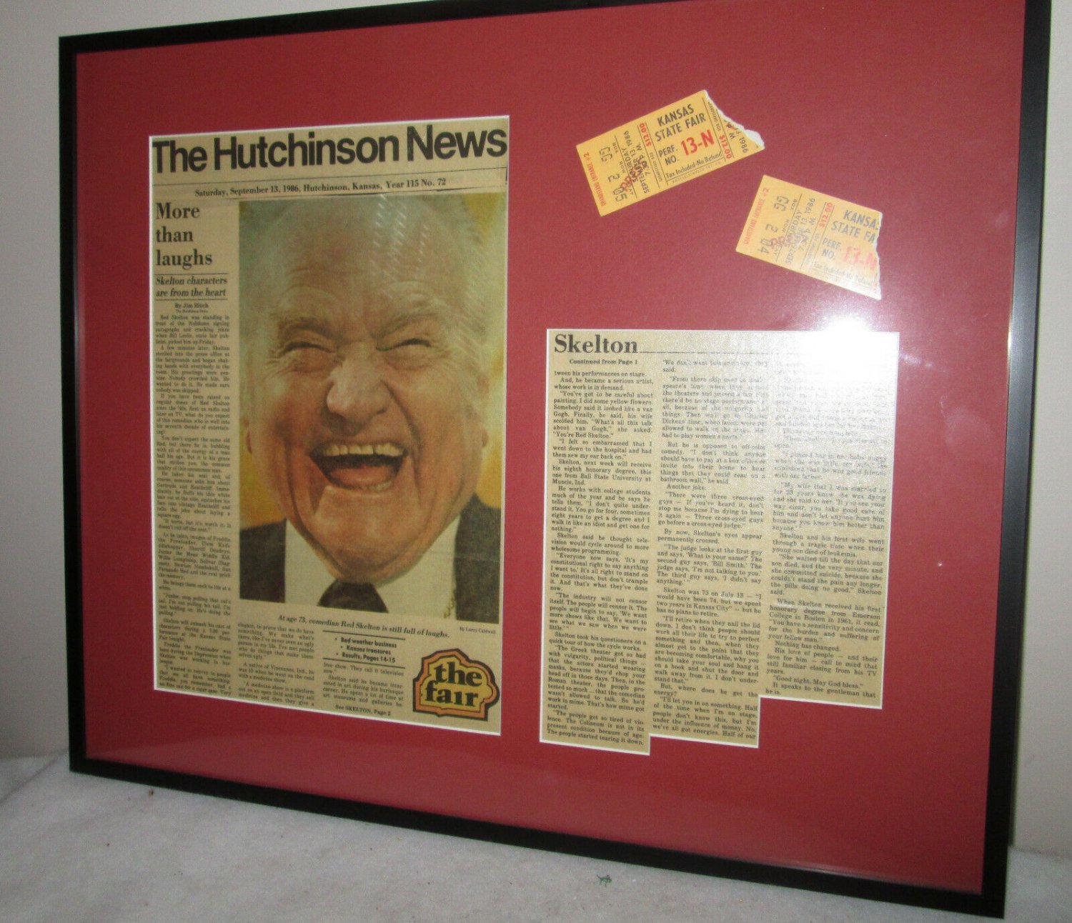 RED SKELTON @  KANSAS STATE FAIR