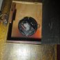 Boat shaped Wicker woven Jewelry or Trinket Box Cabinet 4 Drawers Working Clock