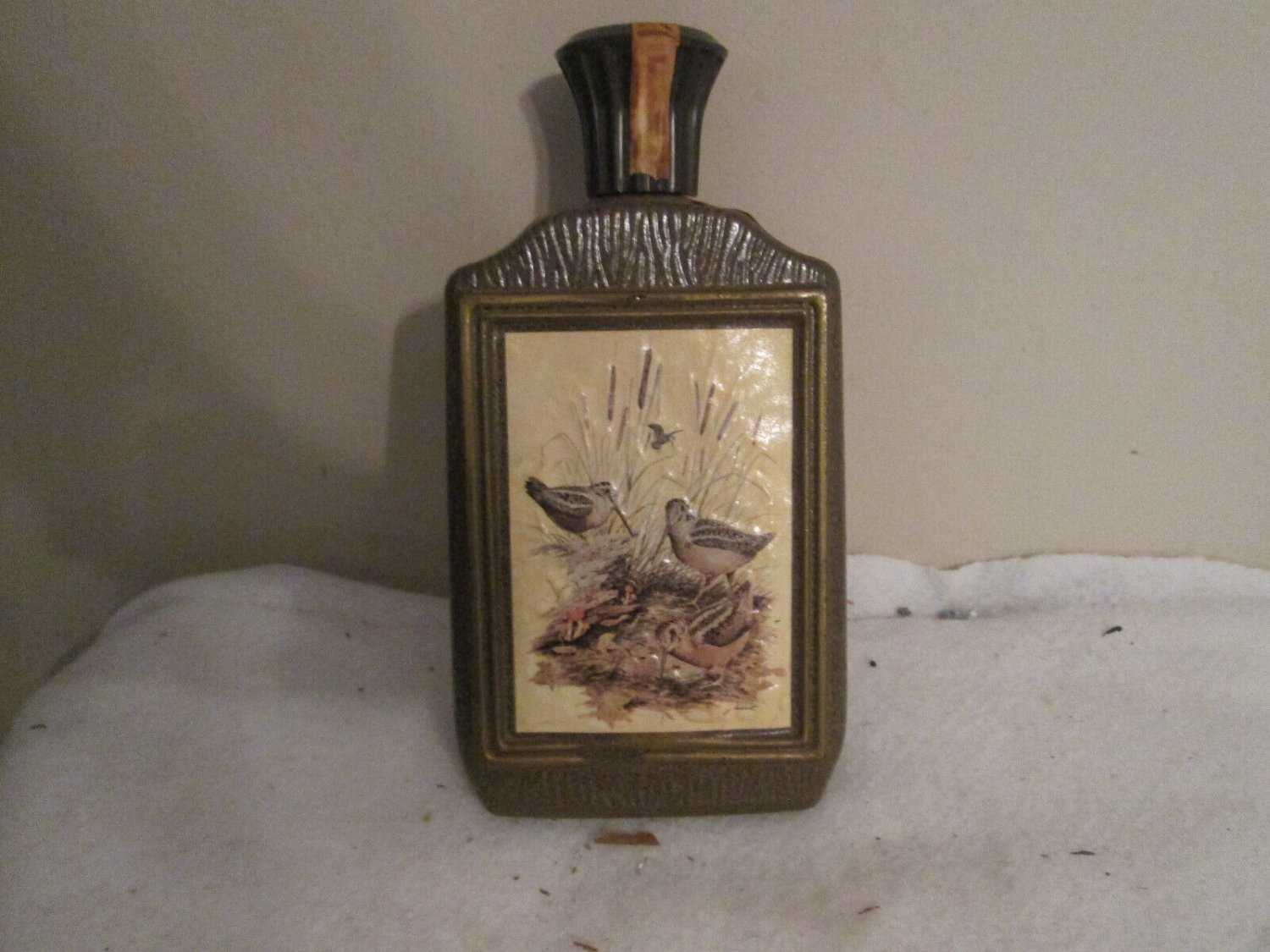 Jim Beam Whiskey Decanter James Lockhart Woodcock Bird Beam' Choice 1974 (Empty)