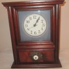 QUARTZ MANTEL WALL CLOCK WITH FAKE DRAWER
