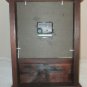QUARTZ MANTEL WALL CLOCK WITH FAKE DRAWER