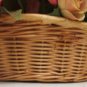 Artificial Planter Basket Faux Indoor House Plant  Woven Basket with Handle