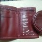 Leather Shoulder Patchwork Women Handbag  with Small Purse Tote Crossbody