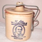 Schuler's Bar Scheeze Canister Crock with original locking Lid Edition 1985 Schuler's Bar Scheeze Canister Crock with original locking Lid Edition 1985