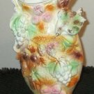 HAND PAINTED  BETSON MAJOLICA PITCHER CENTERPIECE