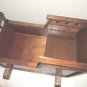 Mid Century Rocking Doll Baby Bed Album / Magazine Rack