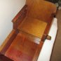Mid Century Rocking Doll Baby Bed Album / Magazine Rack