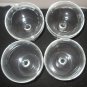 Princess House 507 Crystal Dessert Dish Set Of 4 Dishes Heritage France NIB