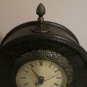 3 Hands Corp Quartz Desk Mantle Clock Wood with Drawer