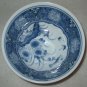 ANTIQUE CHINESE EXPORT CANTON WHITE & BLUE SET OF 3 BOWLS